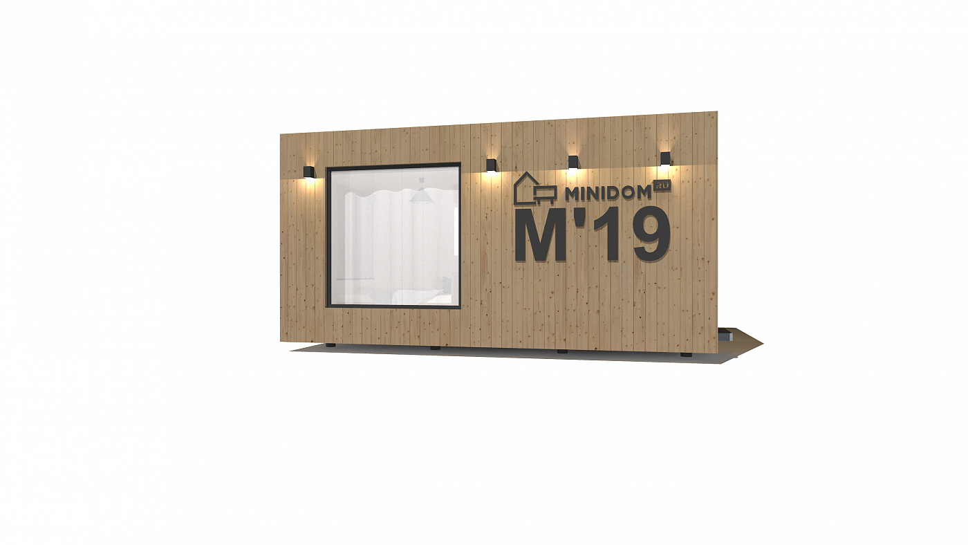 Модульный дом М`19 (3,2x6м)