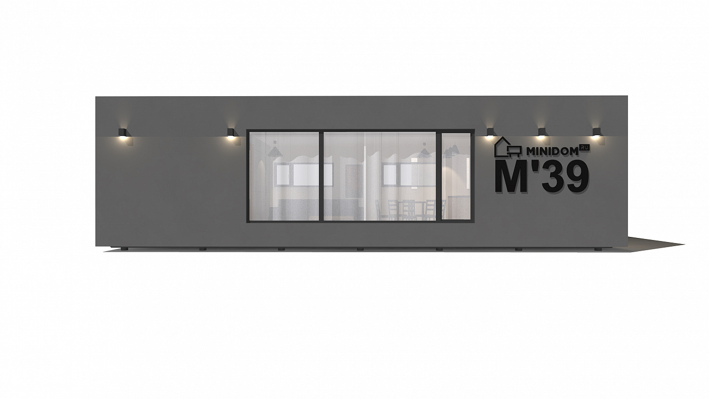 Модульный дом М`39(3,45x11м)