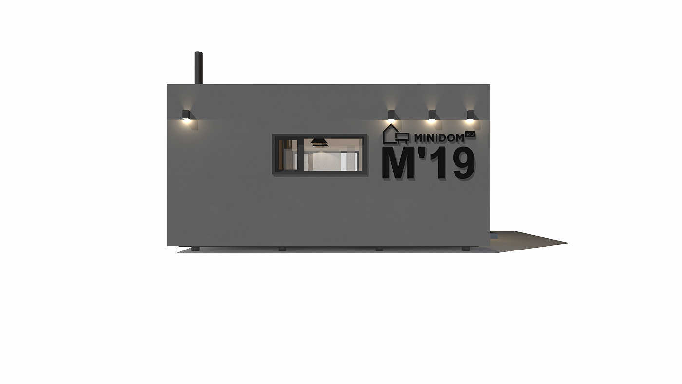 Модульная сауна(баня) М`19 (3,2x6м)