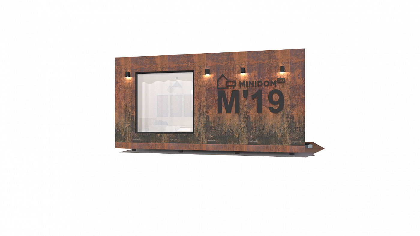 Модульный дом М`19 (3,2x6м)