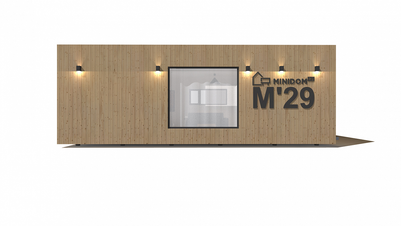 Модульный дом М`29 (3,2х9м)